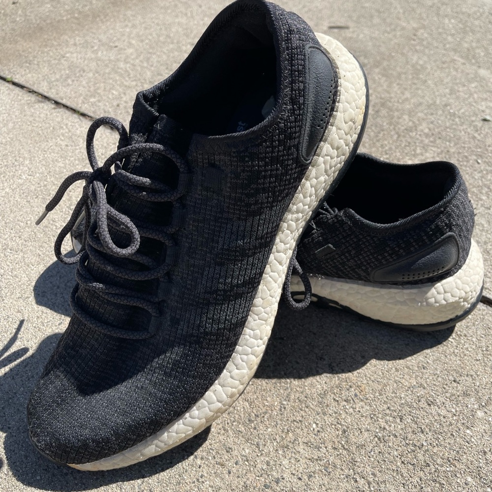 adidas Black and White Sneakers